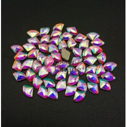 Cristale pentru unghii Marquise, 10 bucati Cod MQ090TT Diamant Argintiu cu Reflexii